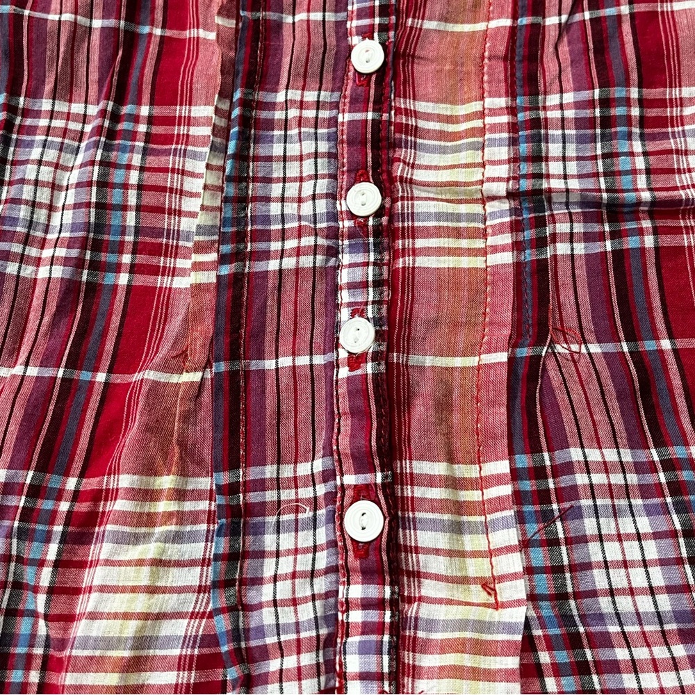 Ardene | Pink Plaid Lightweight Tank - Picture 13 of 13